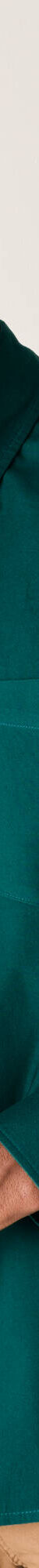 Chemise boutonnée unie Oxford manches longues (vert canard) Chemise boutonnée unie Oxford manches longues (vert canard)